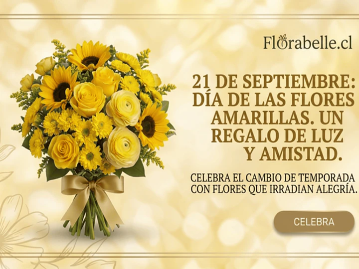 Flores Amarillas 21 de Septiembre - Envio en Santiago