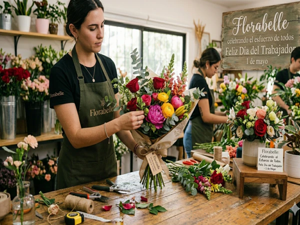 Flores Día del Trabajador en Santiago | Regalos Corporativos Florabelle