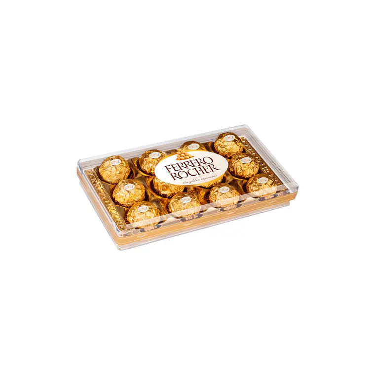 Bombones Ferrero Rocher 150 g – Caja transparente premium  1