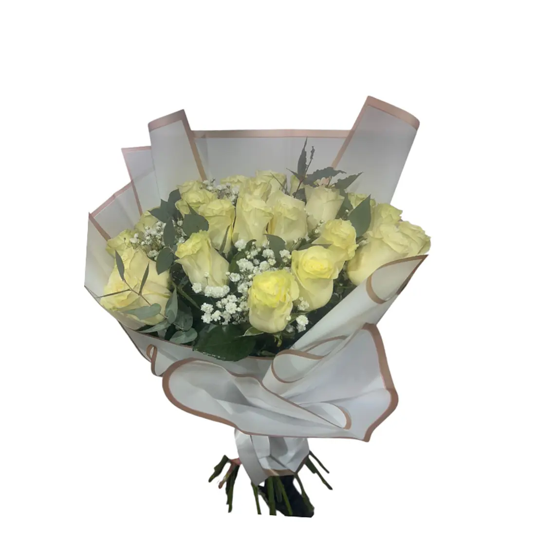 Ramo de Rosas Blancas Elegancia Premium 1