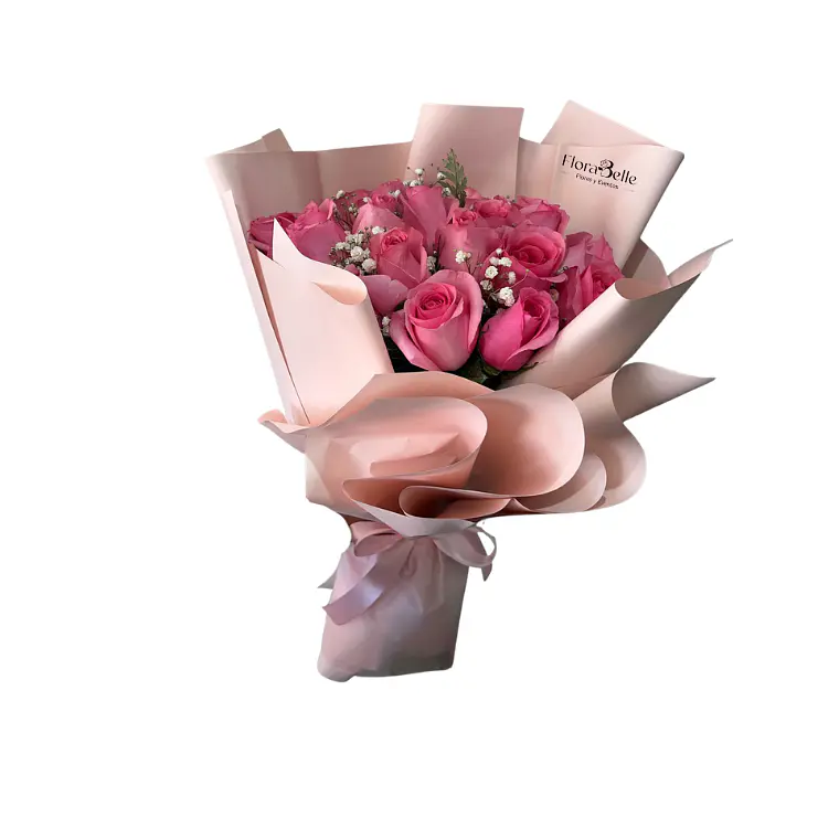 Ramo de Rosas Rosadas Encanto Premium 1