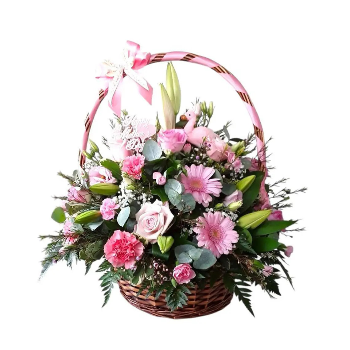 Canasta de Flores Mixtas Jardín de Ternura 1