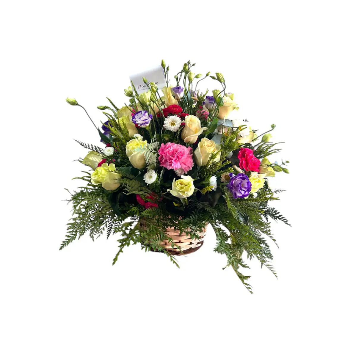 Canasta de Flores Mix Premium Jardín de Ensueño 1