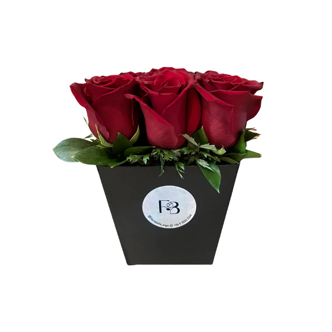 Box de 9 Rosas Rojas Premium 1
