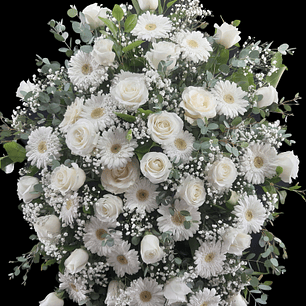 Ofrenda de Condolencias en atril