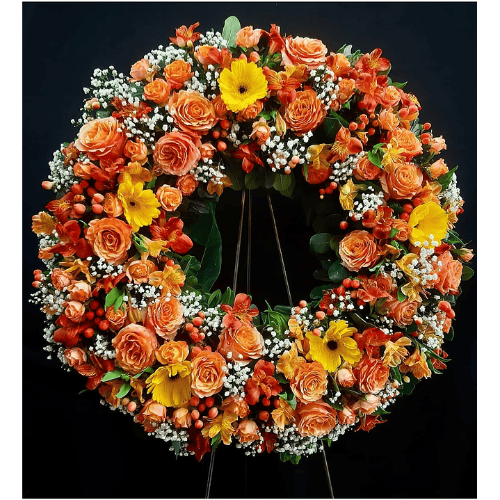 Corona Otoñal en atril 1