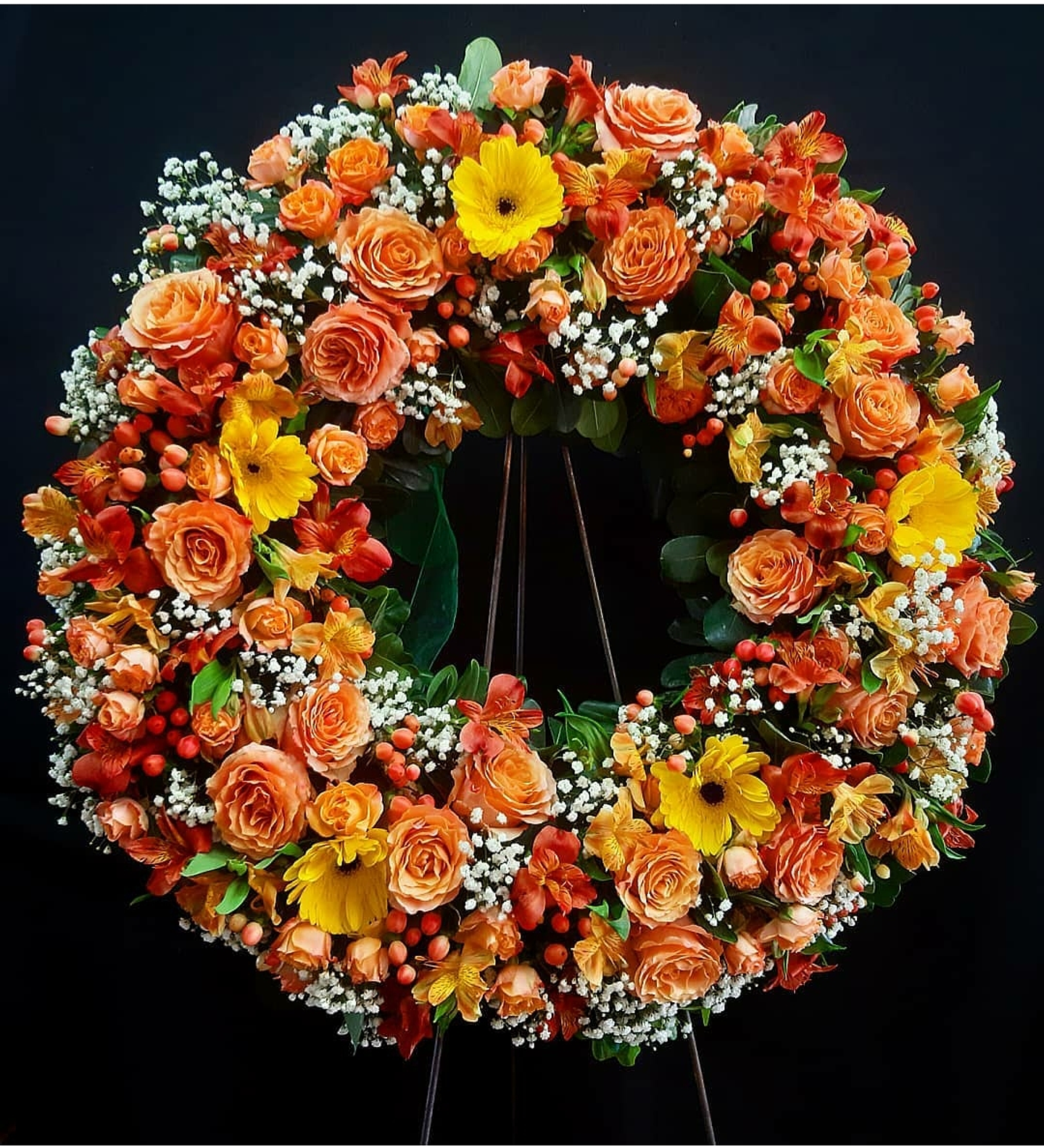 Corona Otoñal en atril 1