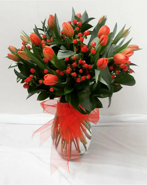 Florero de Tulipanes