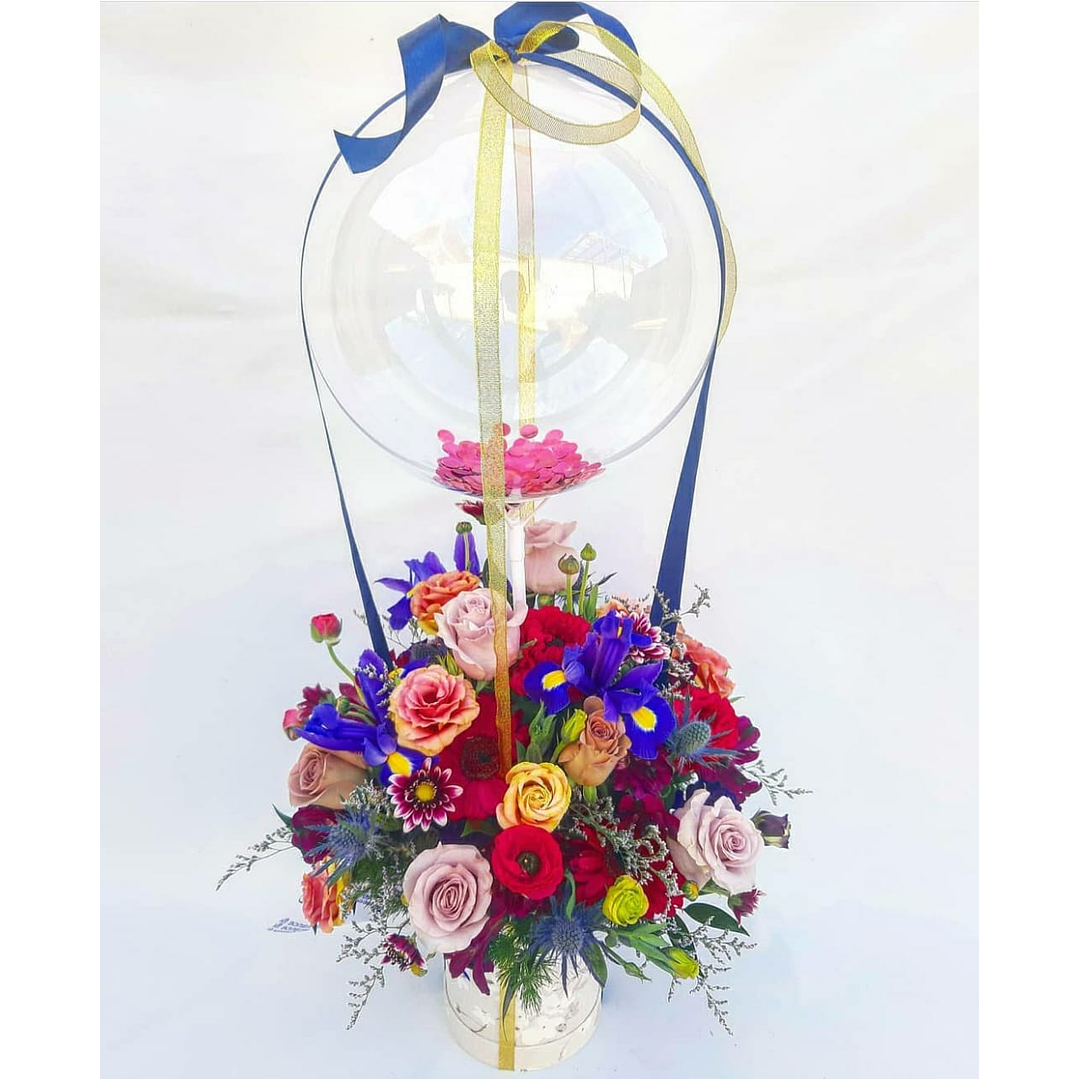 Caja Primaveral y Globo Burbuja  1