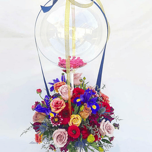 Caja Primaveral y Globo Burbuja 