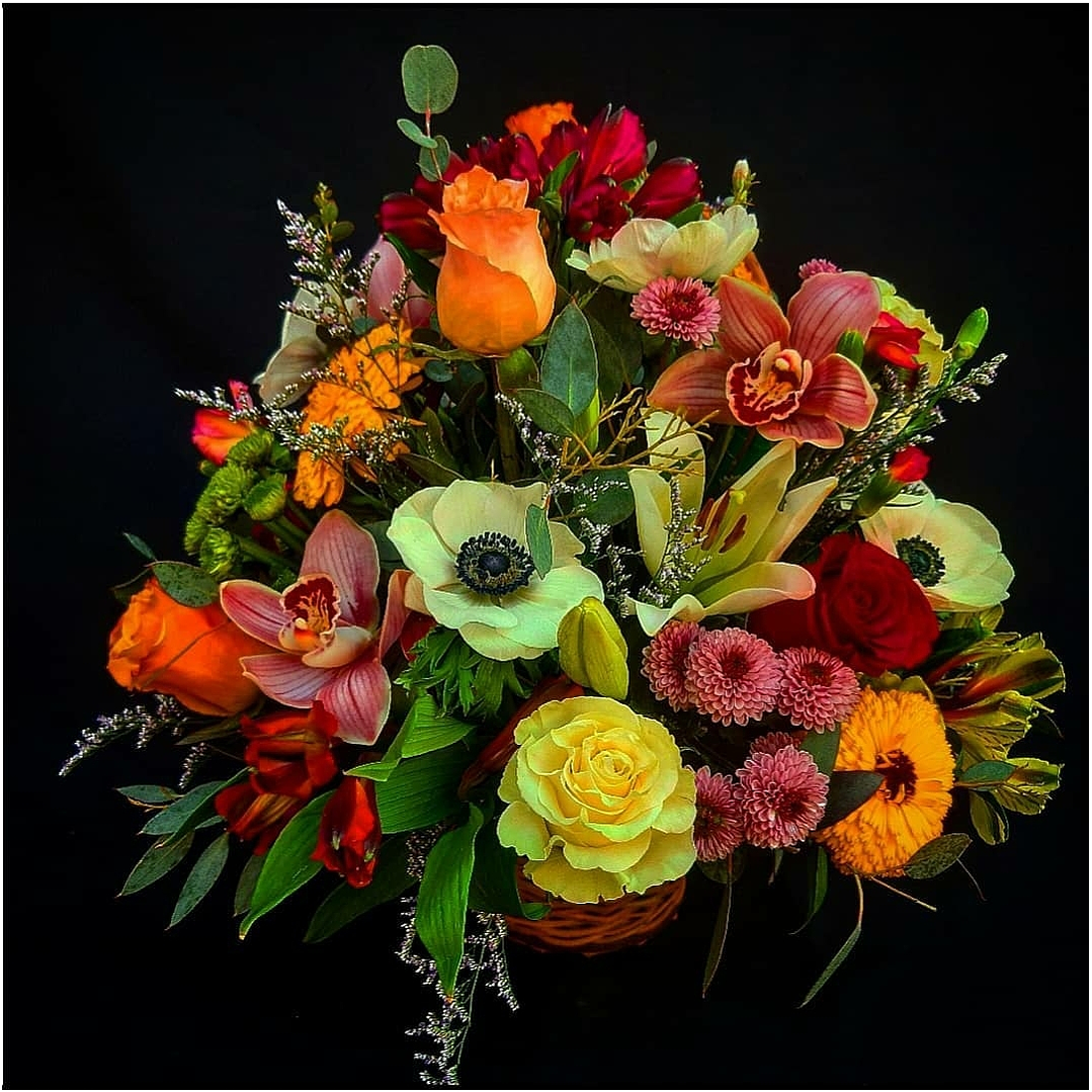 Cesta de flores surtidas 1