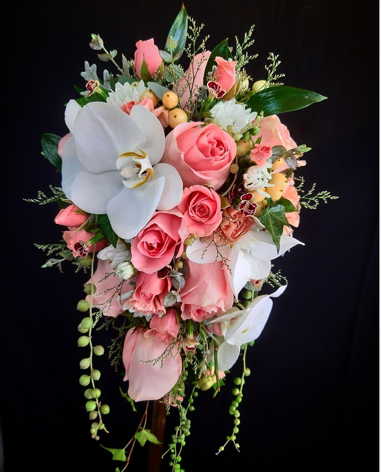 Ramo de novia Cascada Inglés  1