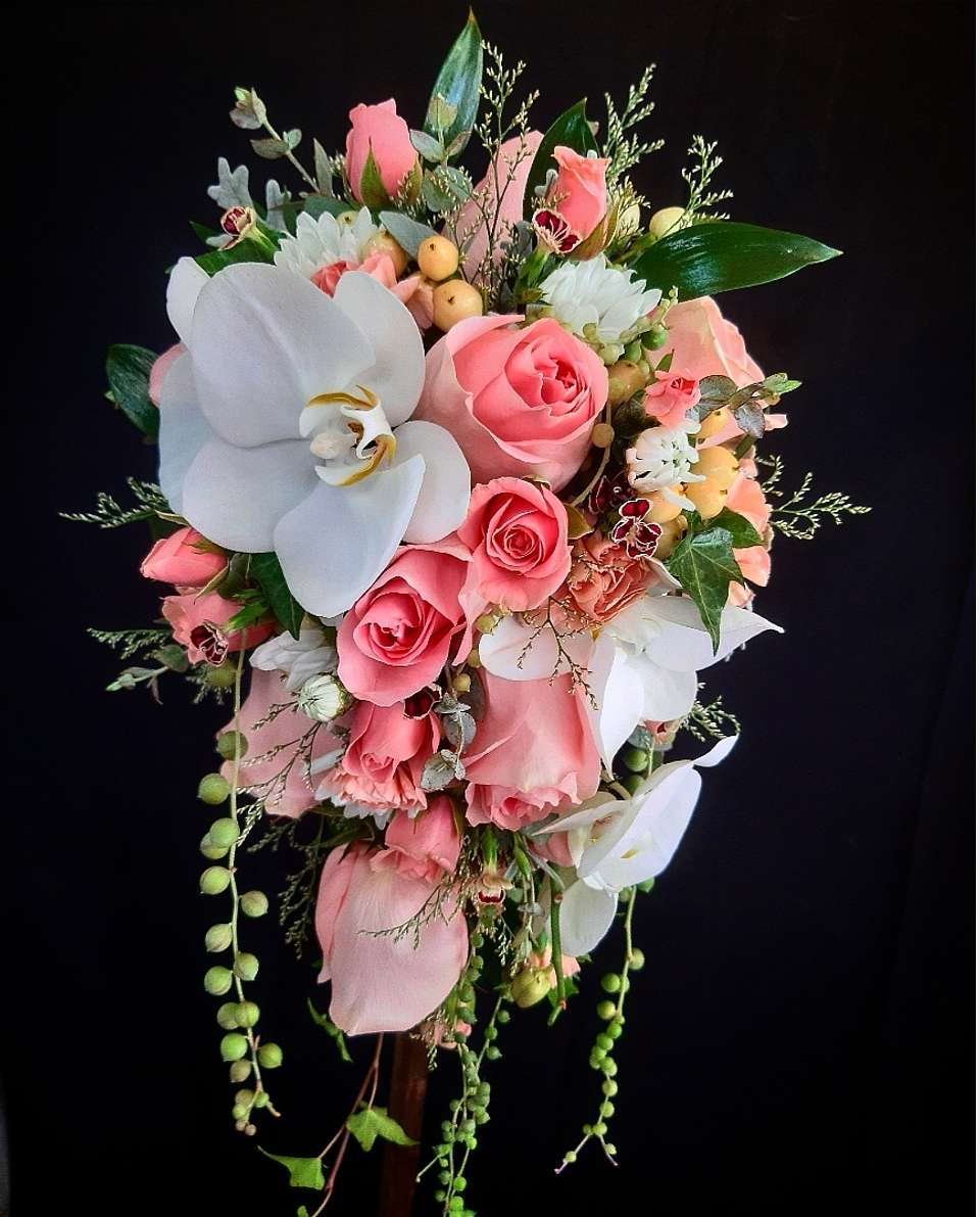 Ramo de novia Cascada Inglés  1