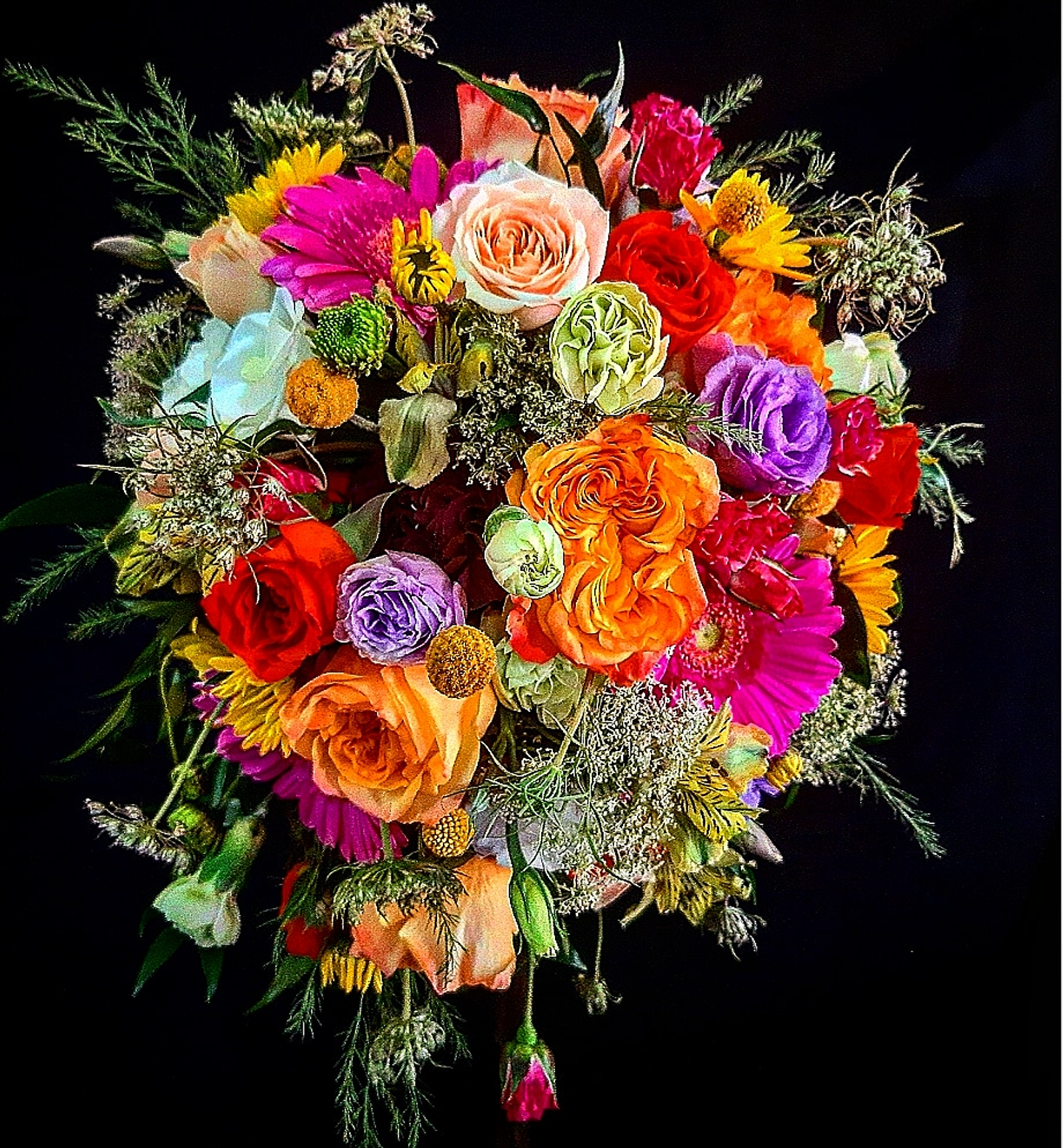 Ramo de Novia Redondo silvestre 1