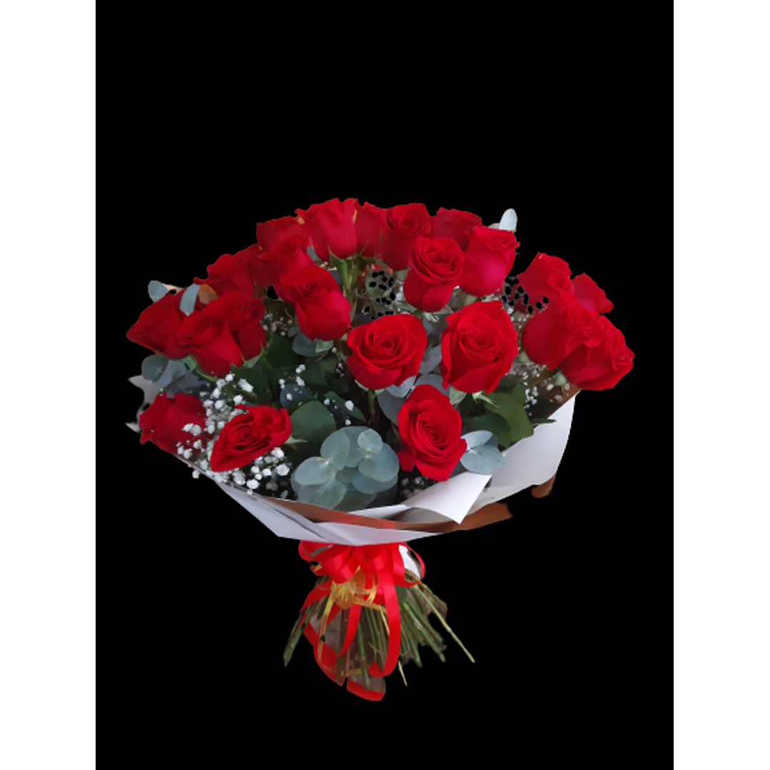 Ramo de 32 rosas rojas  1