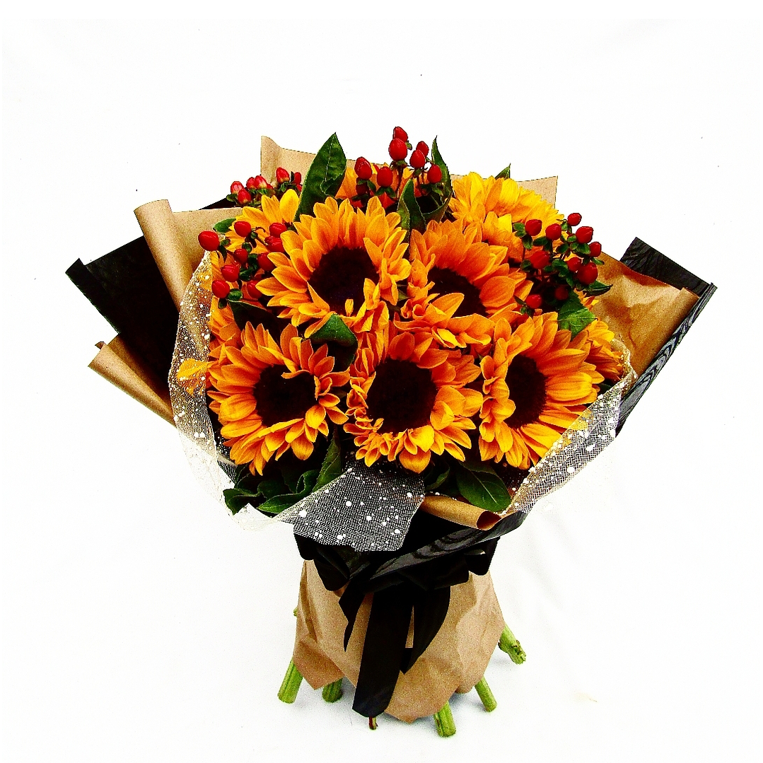 Sunflowers bouquet 1