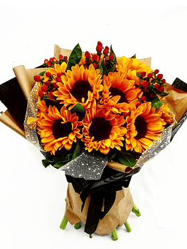 Sunflowers bouquet