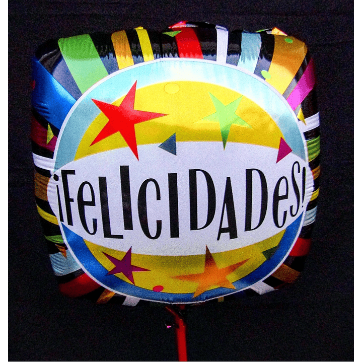Globo metálico de Felicidades 1