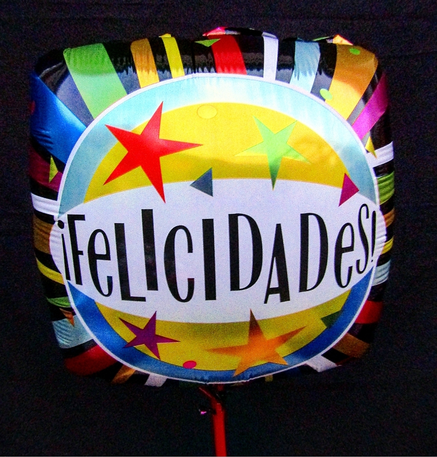 Globo metálico de Felicidades 1