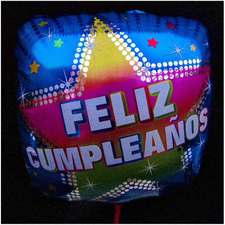 Globo metálico de cumpleaños  1