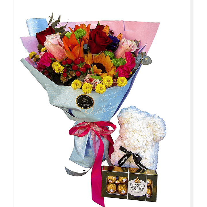 Leticia ramo de flores mixtas  1