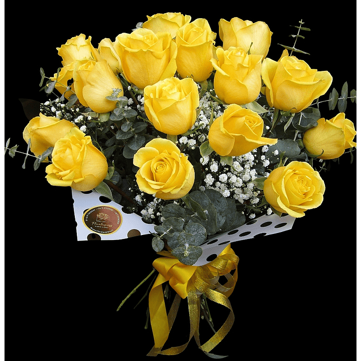 Golden rose bouquet 1