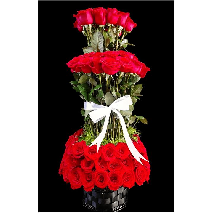 Tower roses red 1