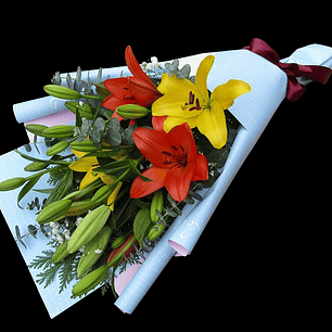 Ramo de liliums surtidos 