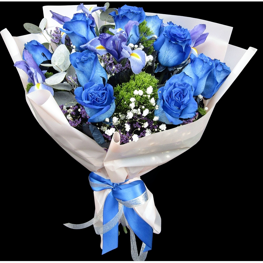 Special blue bouquet 1