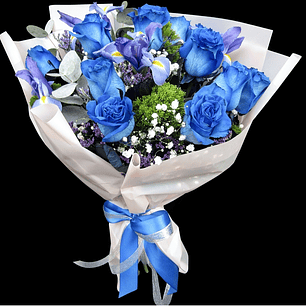 Special blue bouquet