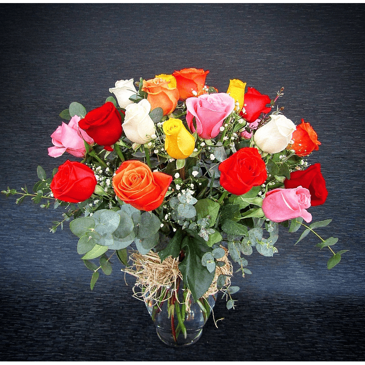 Florero de rosas primaveral 1