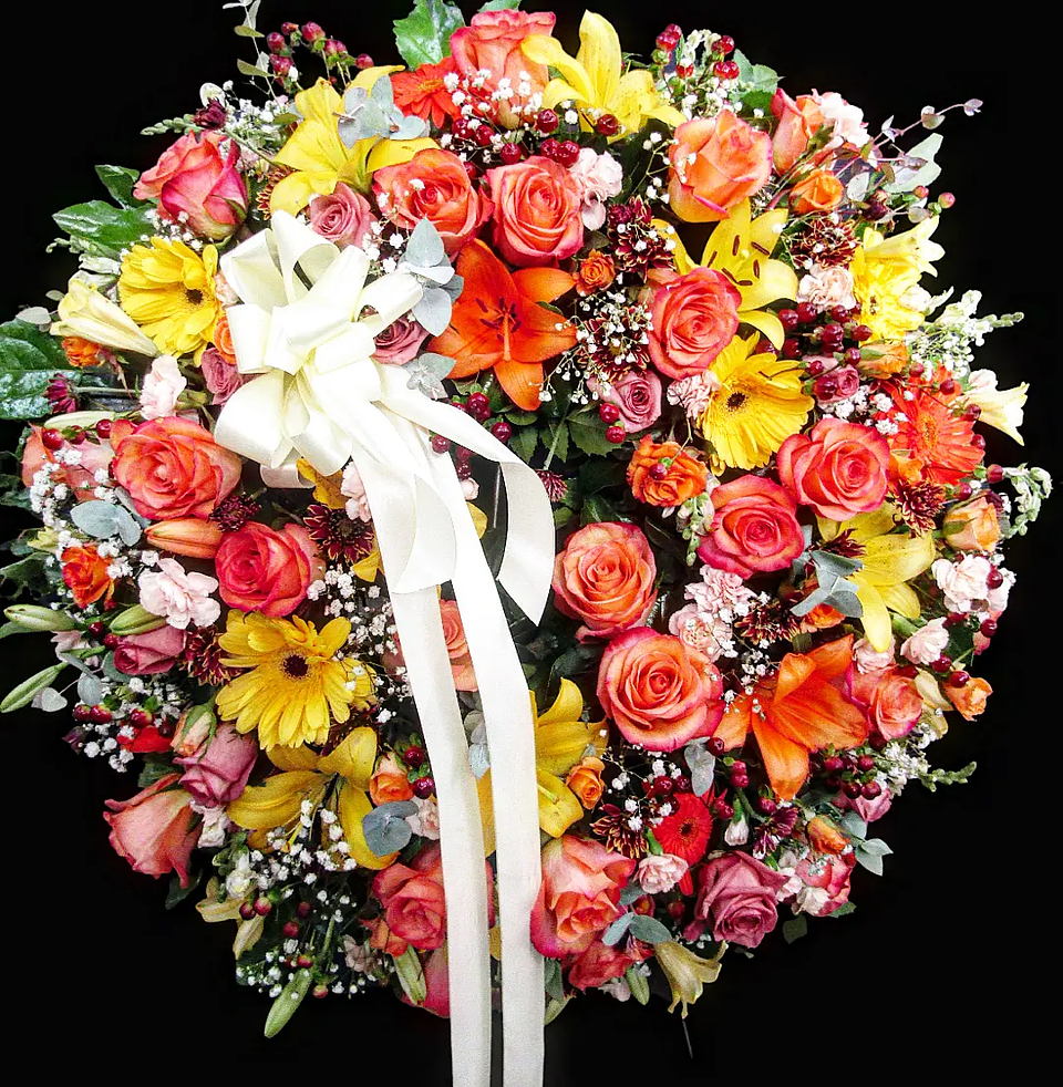 Corona de condolencias Deluxe 1