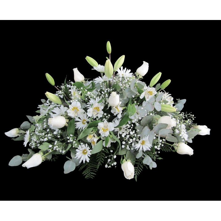 Cojín fúnebre blanco 1