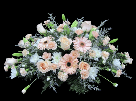 Cojín de condolencias damasco