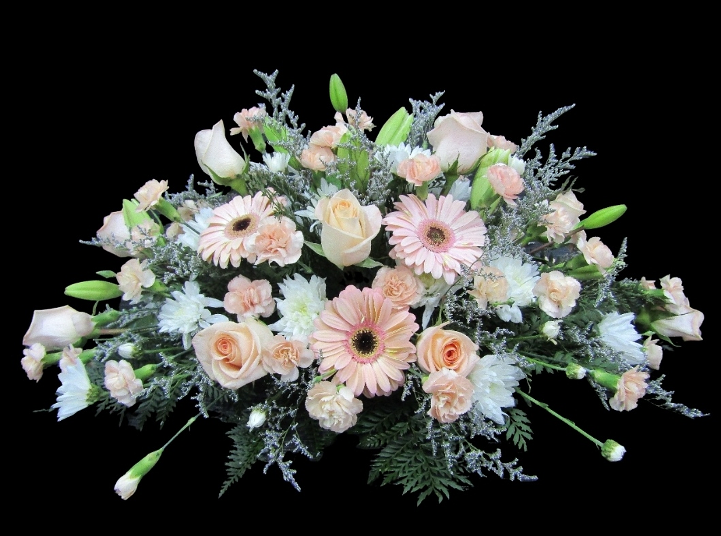 Cojín de condolencias damasco 1