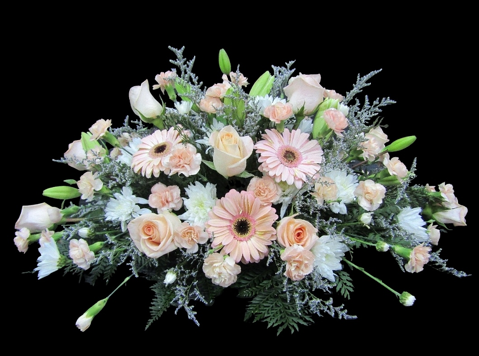 Cojín de condolencias damasco 1