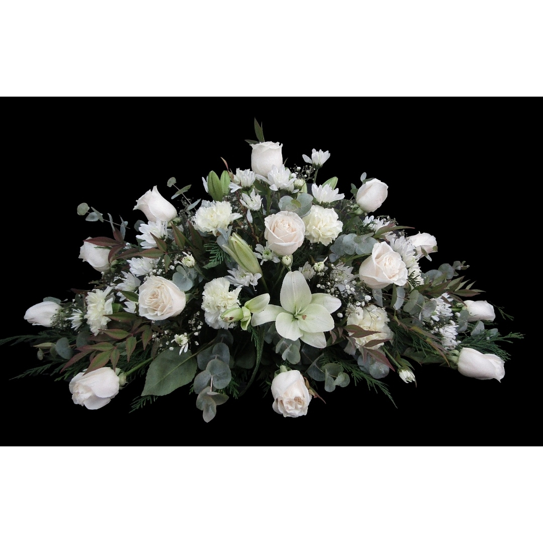 Cubre urnas de rosas y liliums 1