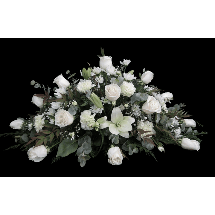 Cubre urnas de rosas y liliums 1