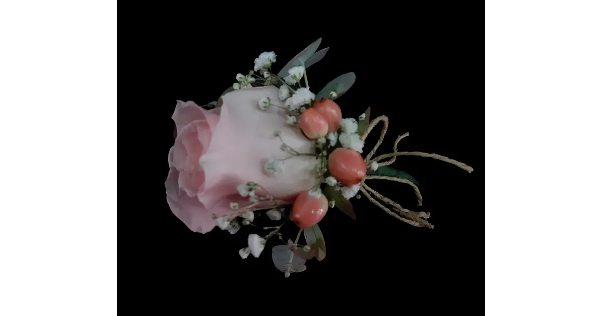 Rosa individual.