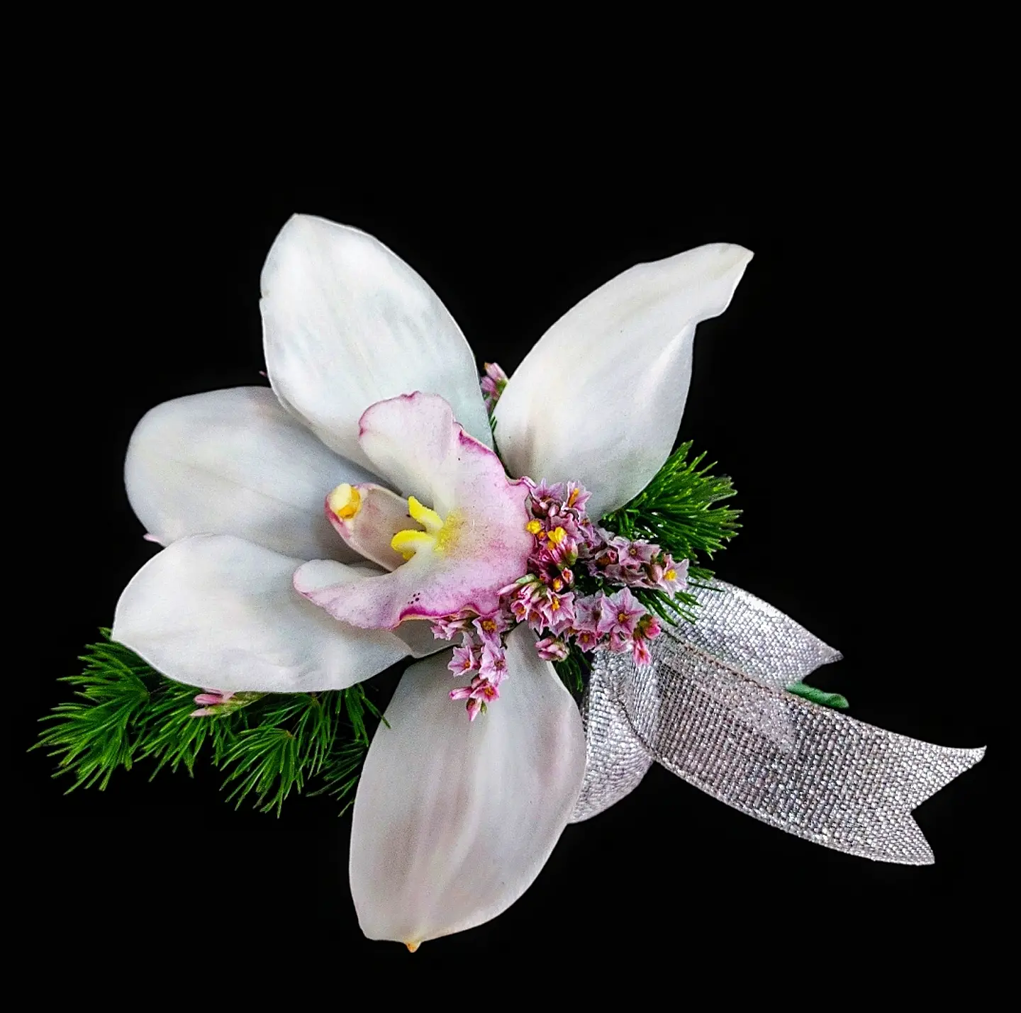 Boutoniere orquídea cymbidium  1