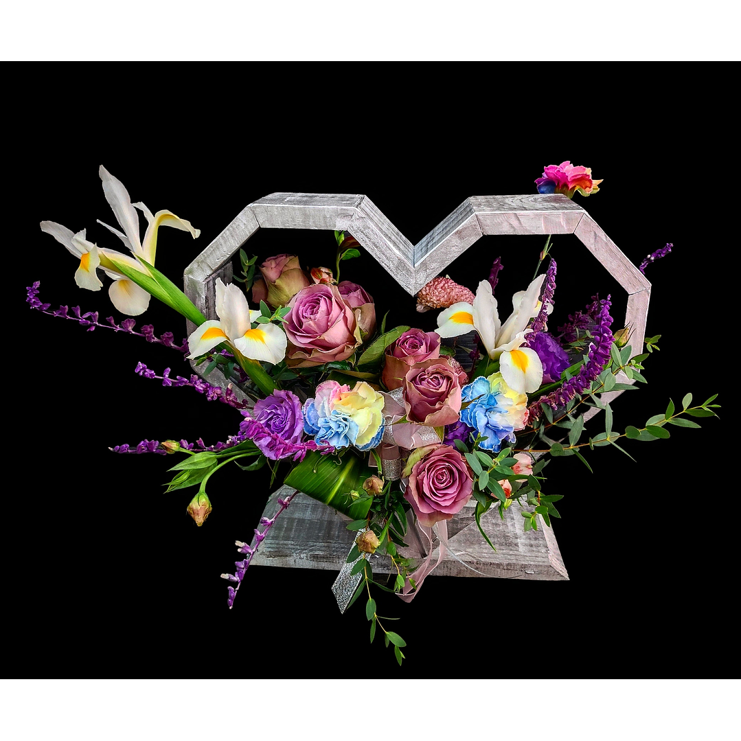 Corazón de madera Silver 1