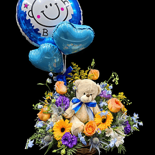 Cesta de nacimiento baby boy