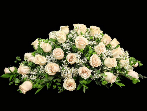 Cubre urna de condolencias 