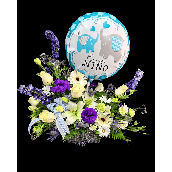 Cesta de nacimiento blue dream 1