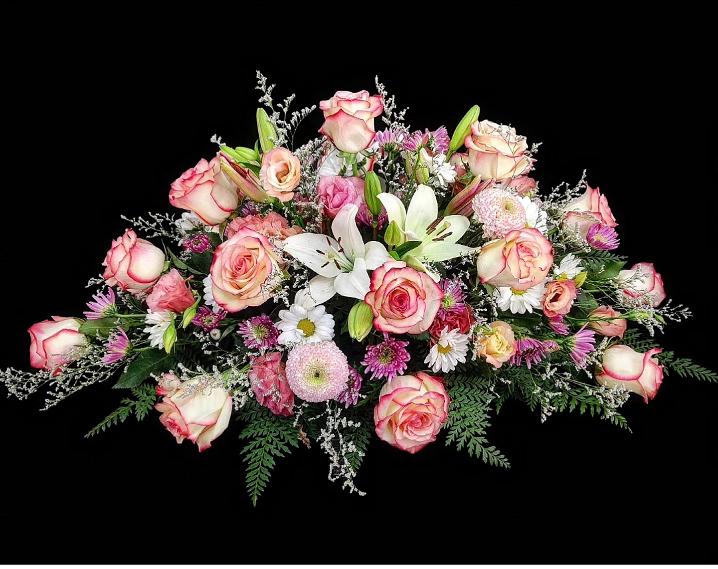 Cubre urnas rosado especial. 1