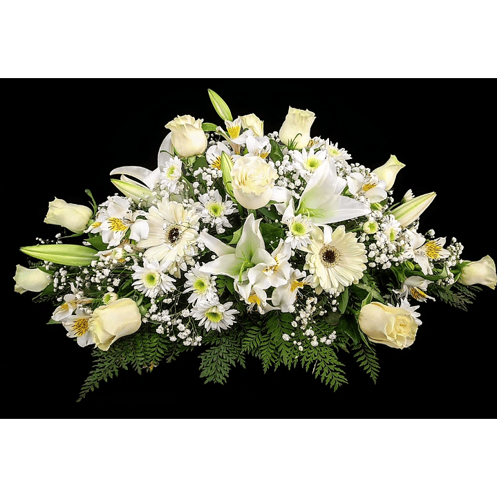 Cojín de condolencias blanco 1