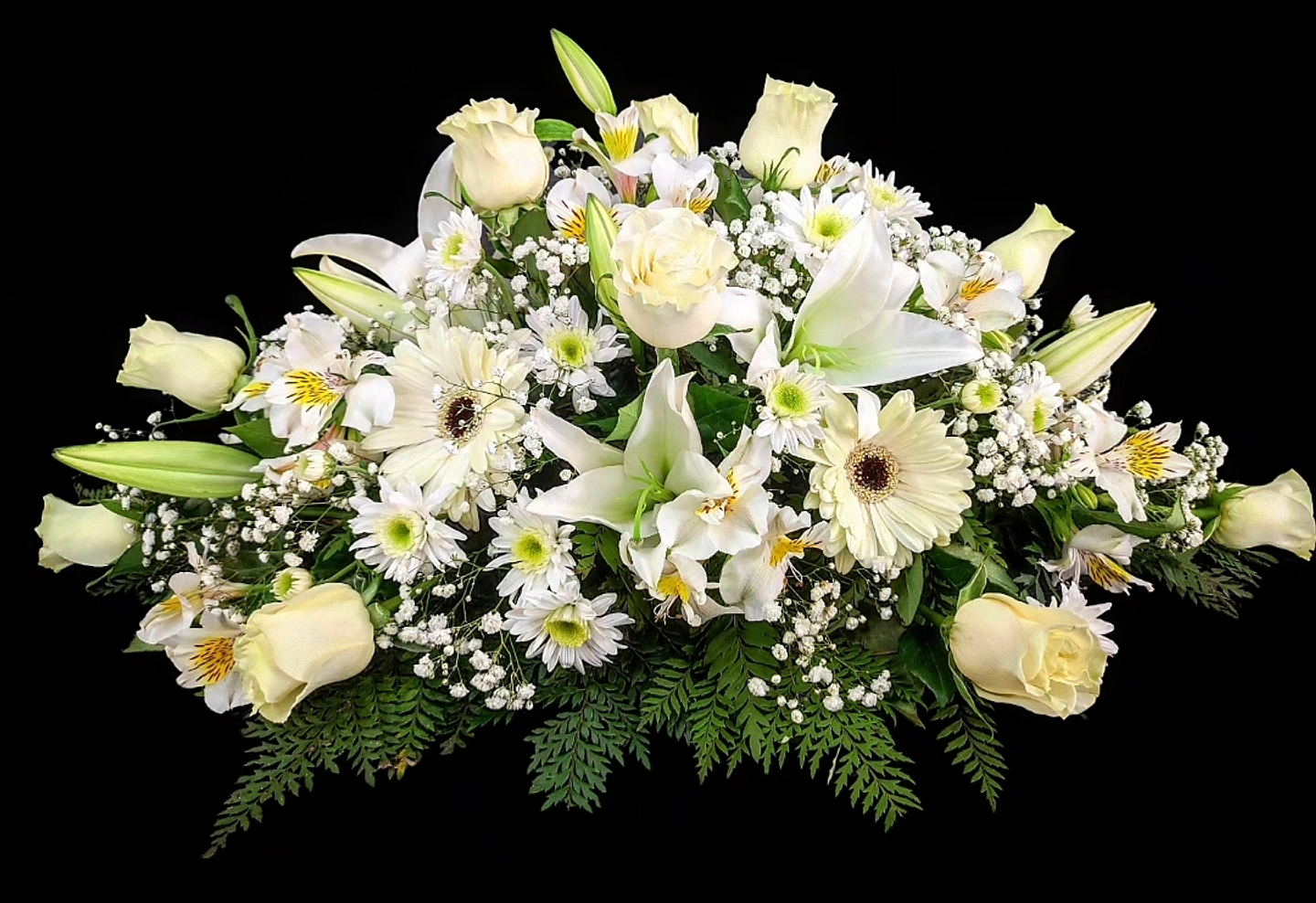 Cojín de condolencias blanco 1