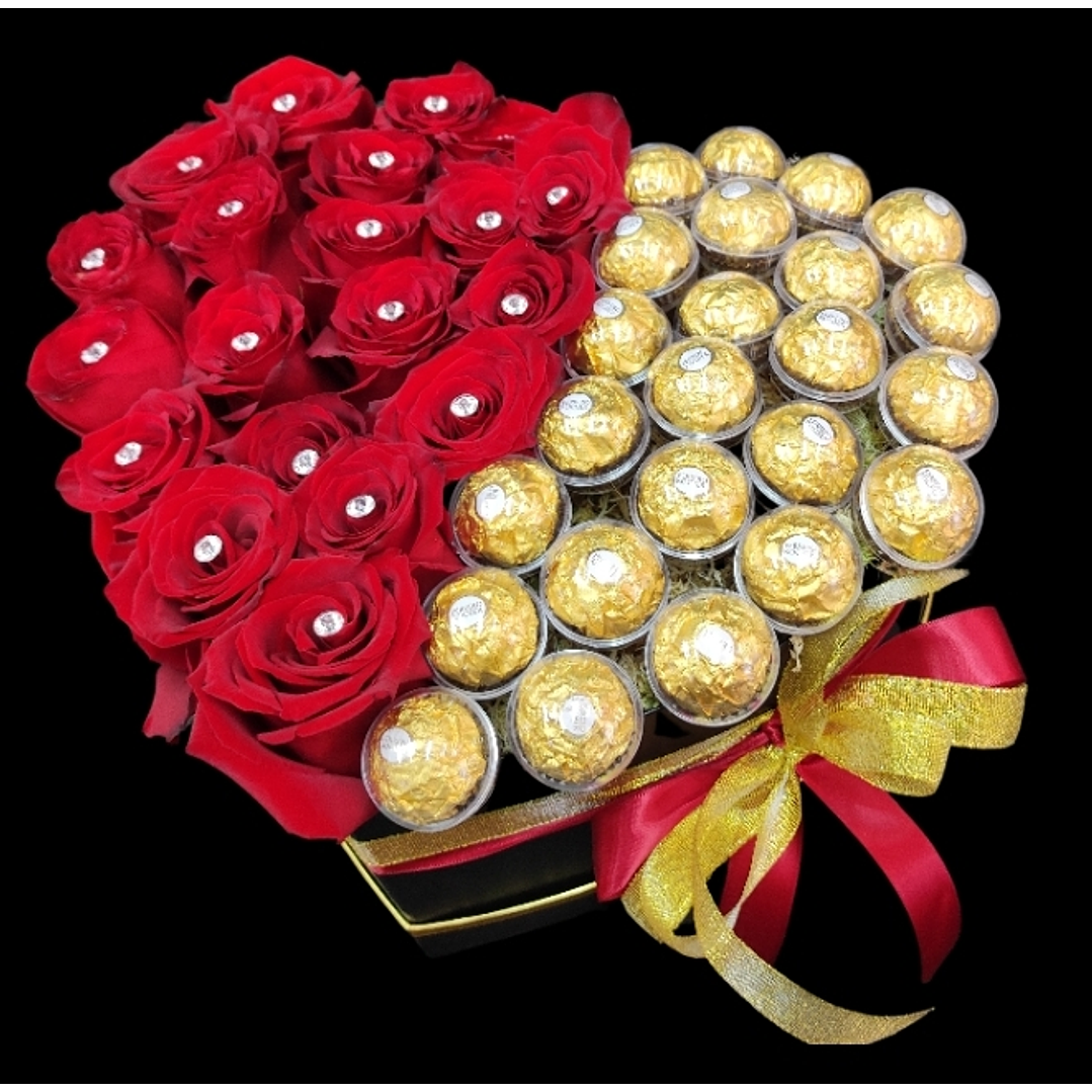 Corazón Premium con bombones  1