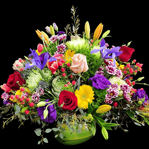 Gran pecera mixta primaveral