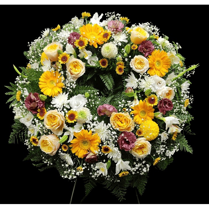 Corona de condolencias otoñal 1